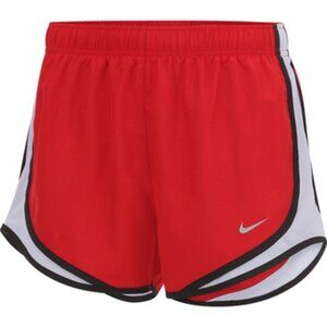 Nike Womens Dri-FIT Tempo Running Shorts - Red White Black - SMALL